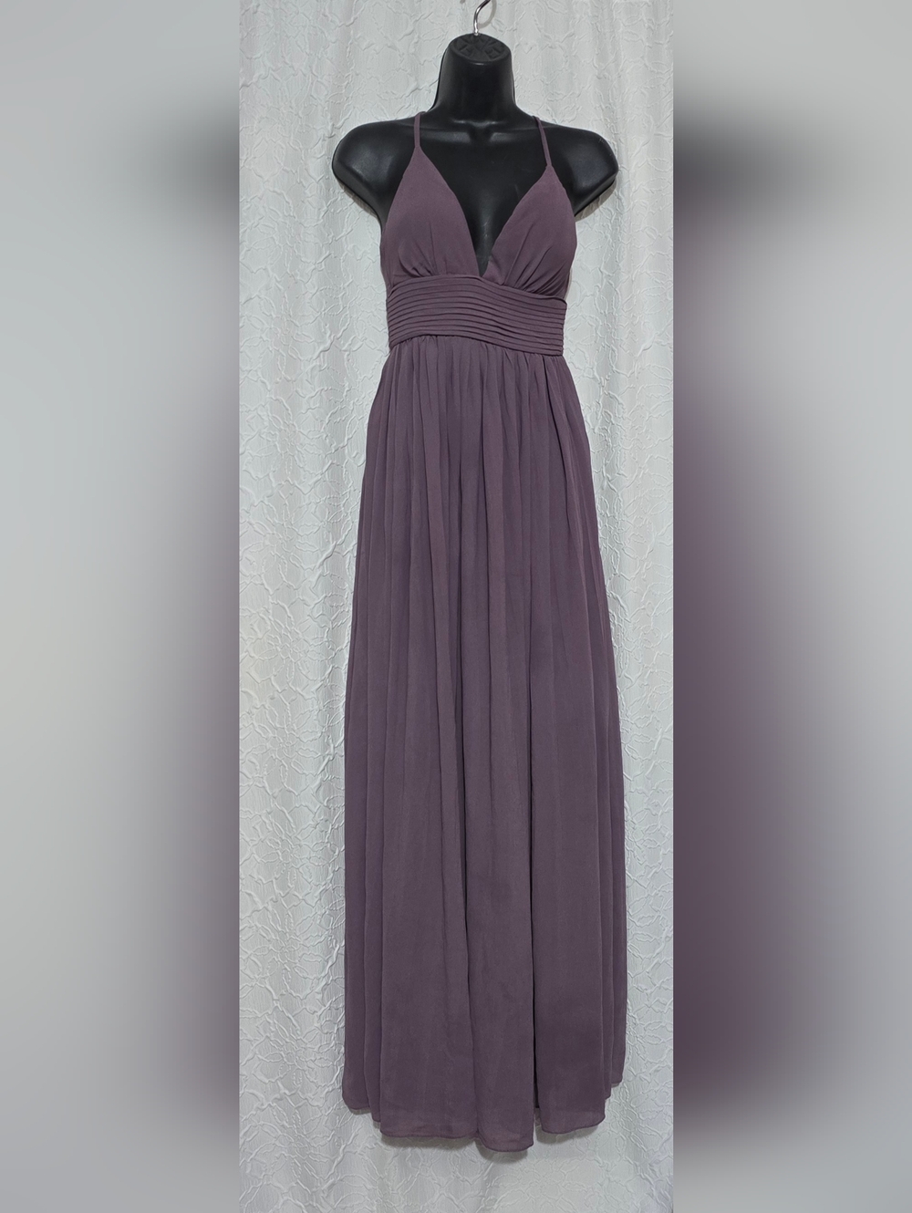 Lulus  Dusty Purple/Lilac Maxi, Prom, Evening Dress  Women's Size XS Lined